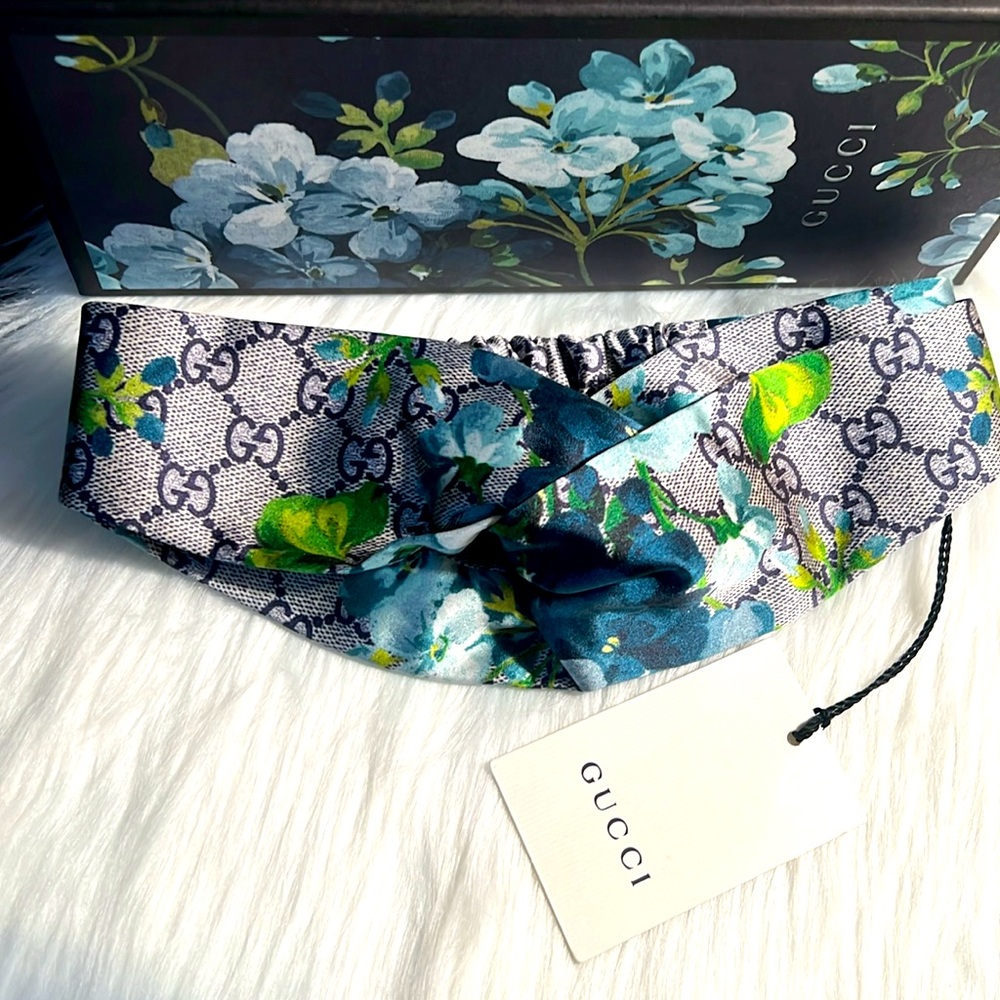 🔥 NWT GUCCI Monogram Floral Hedaband